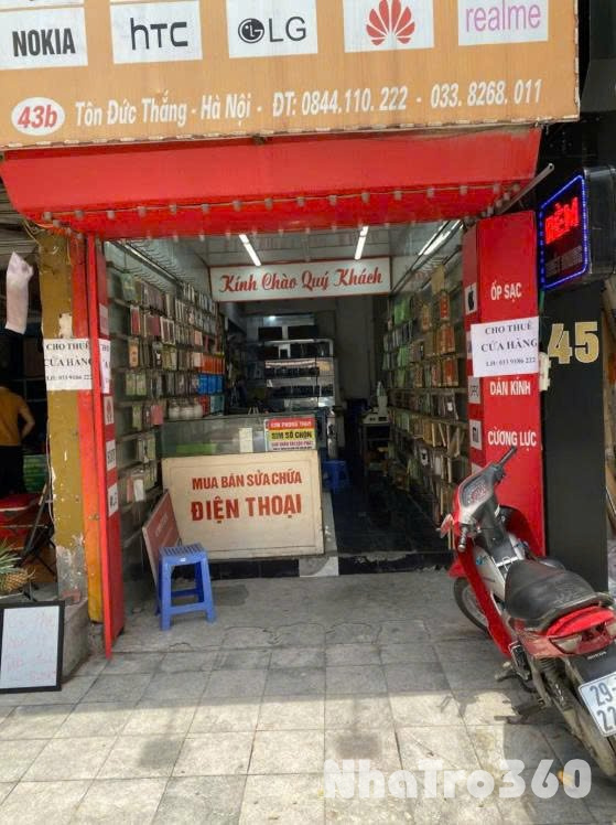 CHÍNH CHỦ CHO THUÊ CỬA HÀNG KINH DOANH TẠI MẶT PHỐ TÔN ĐỨC THẮNG - ĐỐNG ĐA - HÀ NỘI