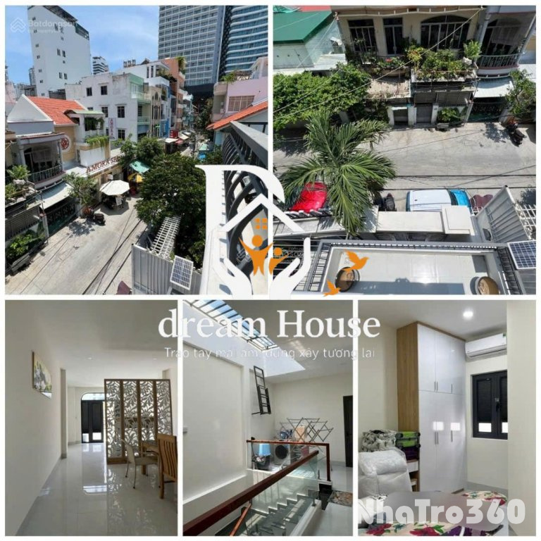 Cho thuê nhà đẹp hẻm 172 Bạch Đằng (Khu phố Hàn), Phường Tân Lập, Tp. Nha Trang Diện tích: 76 m²
