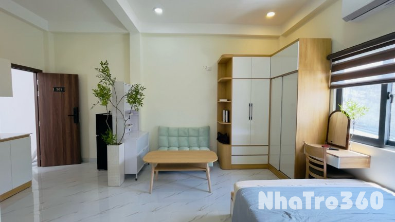 CHO THUÊ CĂN HỘ STUDIO FULL NỘI THẤT CỬA SỔ TRỜI