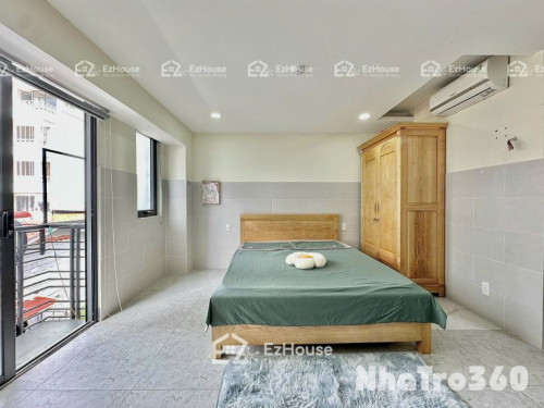 CHO THUÊ CĂN HỘ STUDIO NỘI THẤT ĐẸP CỬA SỔ THOÁNG MÁT GẦN SÂN BAY