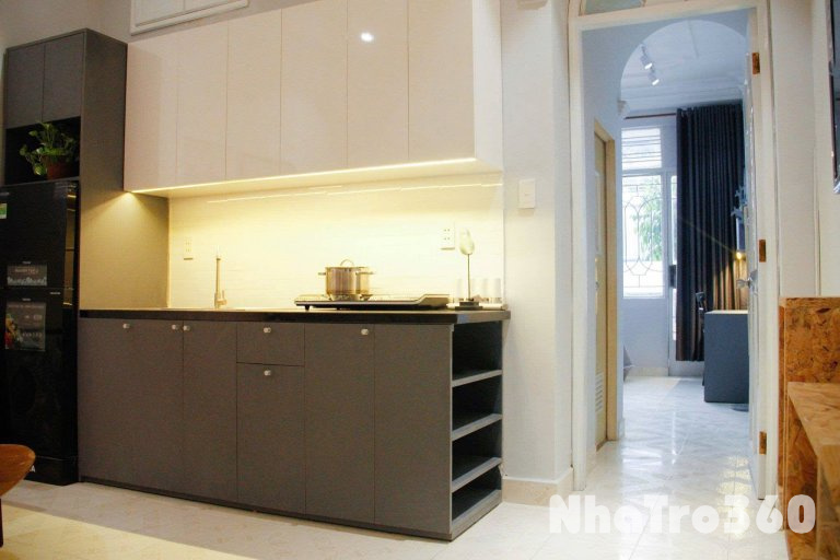 Cho thuê căn hộ 1PN, Q4, đường Khánh Hội, gần Cầu Ông Lãnh, Cầu Kênh Tẻ, Công Viên Khánh Hội