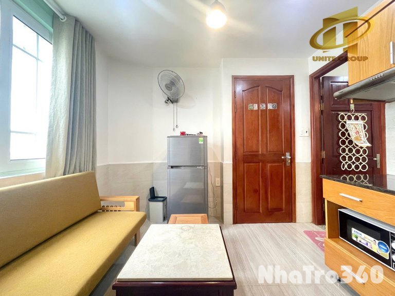 Cho thuê căn hộ 1PN, Q4, đường Bến Vân Đồn, gần Đại Học Luật, cầu Calmette, chợ Xóm Chiếu