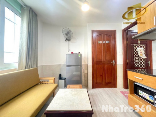 Cho thuê căn hộ 1PN, Q4, đường Bến Vân Đồn, gần Đại Học Luật, cầu Calmette, chợ Xóm Chiếu