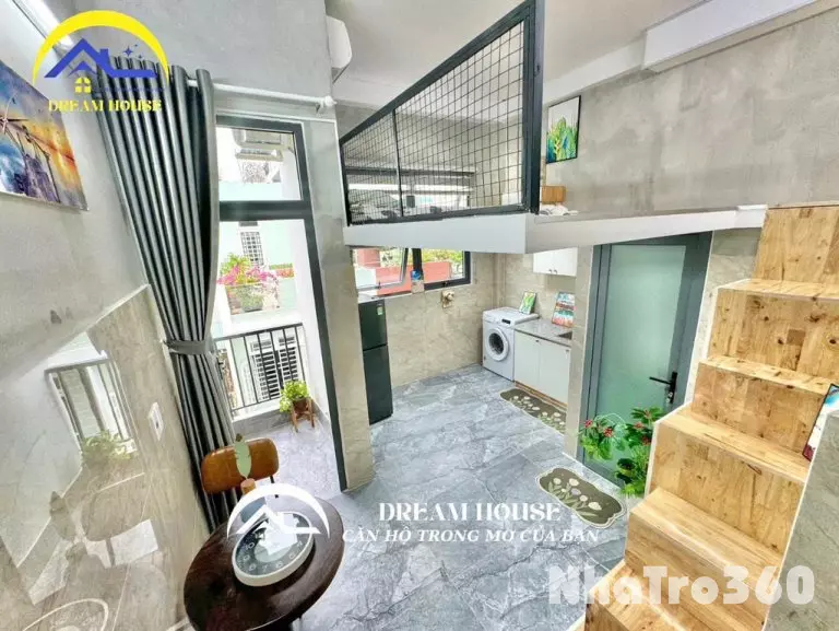 Cho thuê căn hộ duplex ban công máy giặt riêng