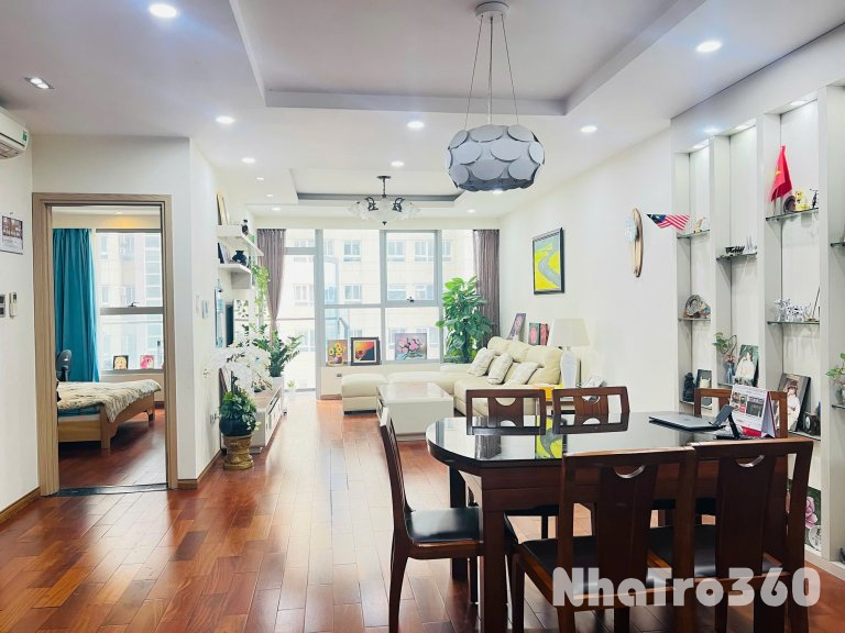 Cho thuê căn hộ 3N THĂNG LONG NUMBER ONE, full nội thất, view hồ