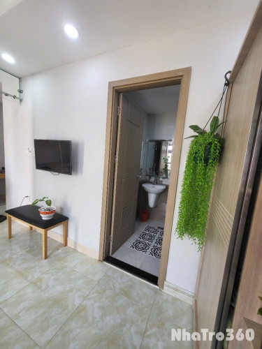 CHO THUÊ CĂN HỘ 1PN SÂN THƯỢNG LỚN QUẬN 1