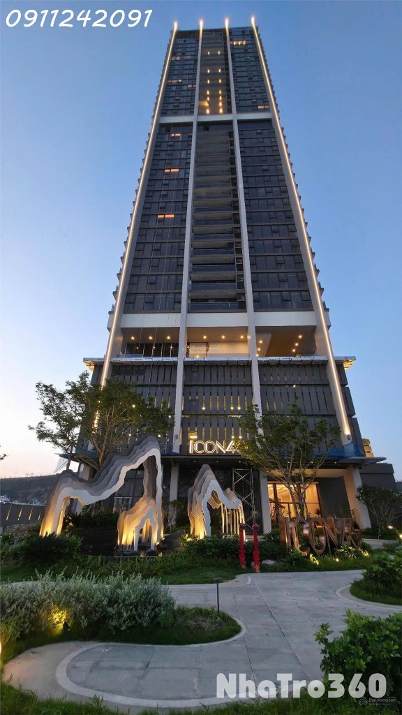 Cho thuê lâu dài 2 căn studio, tầng cao, view thoáng tại Chung cư nghỉ dưỡng 5 sao ICON40