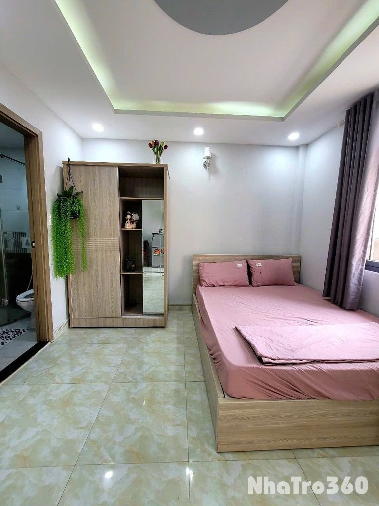 CHO THUÊ CĂN HỘ 1PN SÂN THƯỢNG LỚN QUẬN 1