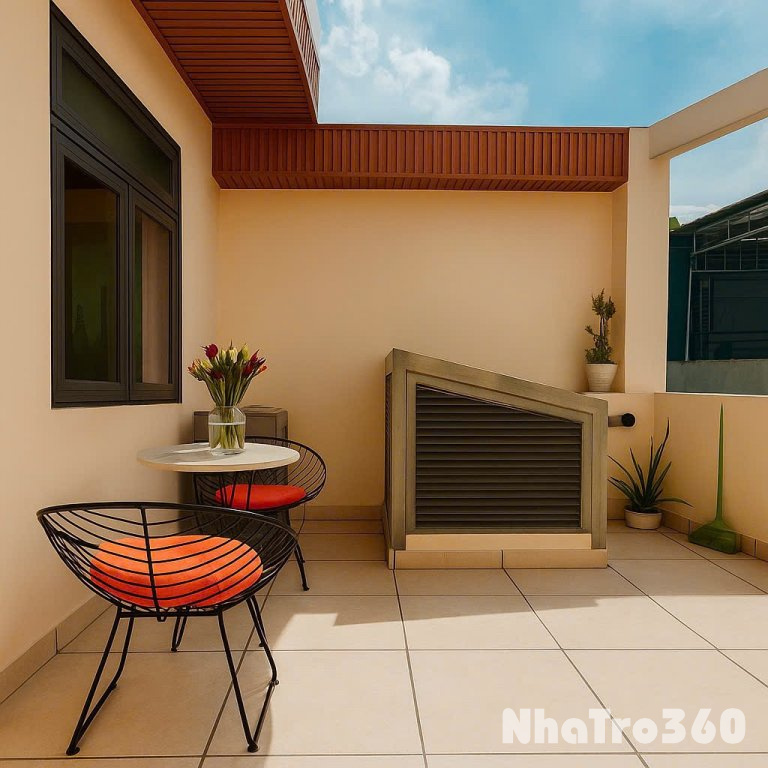 CHO THUÊ CĂN HỘ 1PN SÂN THƯỢNG LỚN QUẬN 1