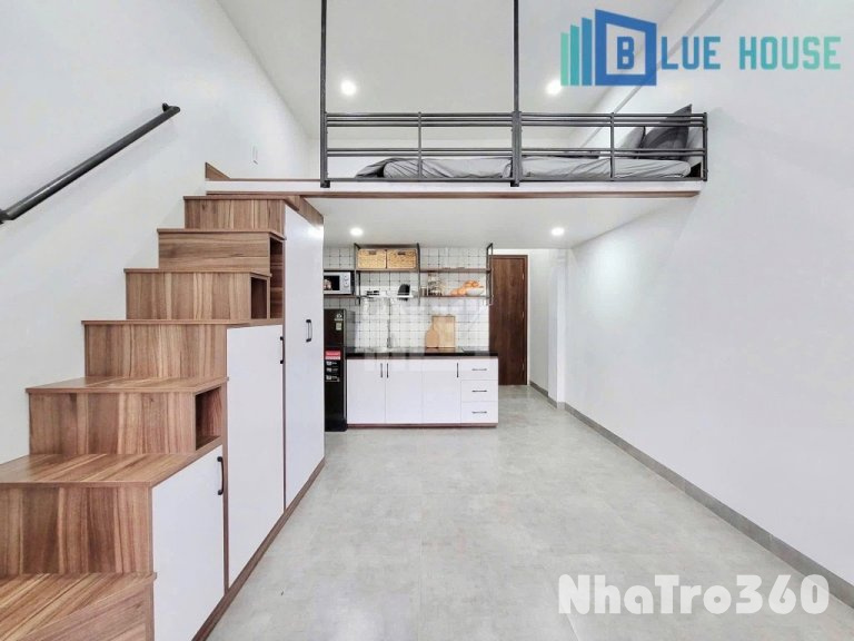 Cho thuê căn hộ duplex ban công cửa sổ trời, T.Máy