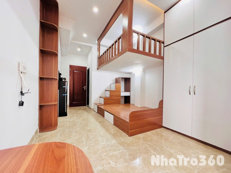 (Cực hiếm) Căn hộ Giường tầng cao cấp 30m2 mới khai trương tại ngõ 213 Giáp Nhất - Máy giặt riêng