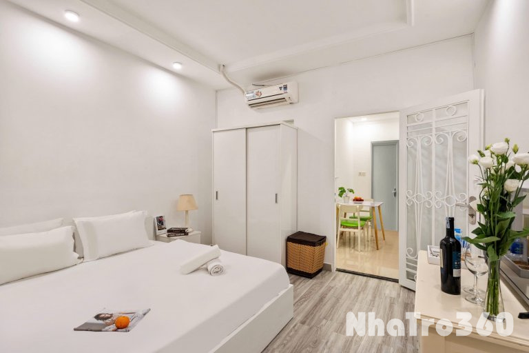 Cho thuê căn hộ 1PN, Q1, đường Đề Thám, gần cầu Ông Lãnh, Công viên 23 Tháng 9, ĐH Văn Lang