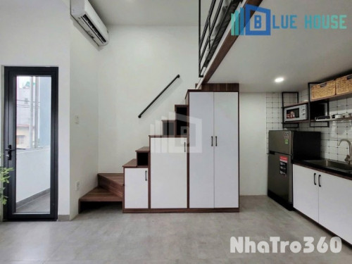 Cho thuê căn hộ duplex ban công cửa sổ trời, T.Máy