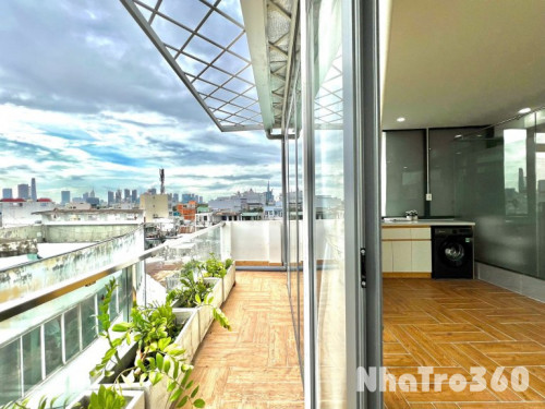 Siêu phẩm Penthouse ban công full nội thất gần Kcx, Ufm, go, di chuyển q1,4,8 trong 5ph