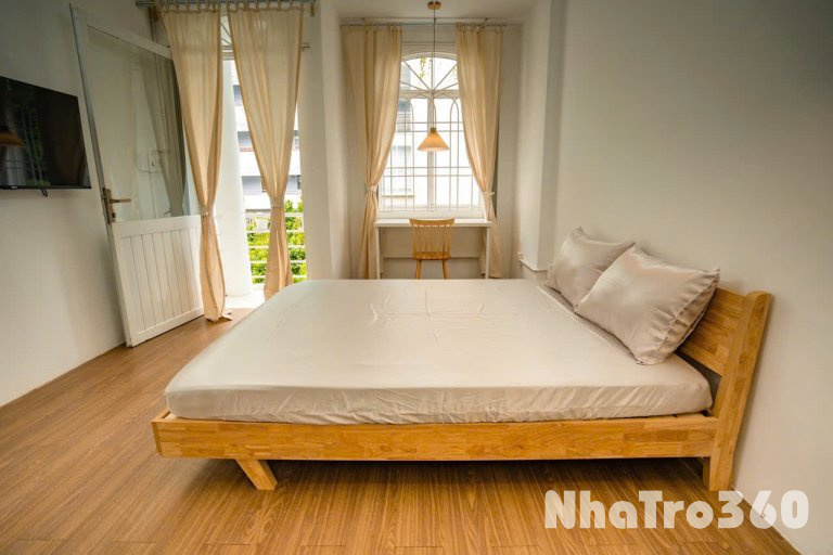 Căn hộ ngay trung tâm quận 1, máy giặt riêng, view bancol siêu chill gần UEH, hồ con rùa, đại học Văn Lang