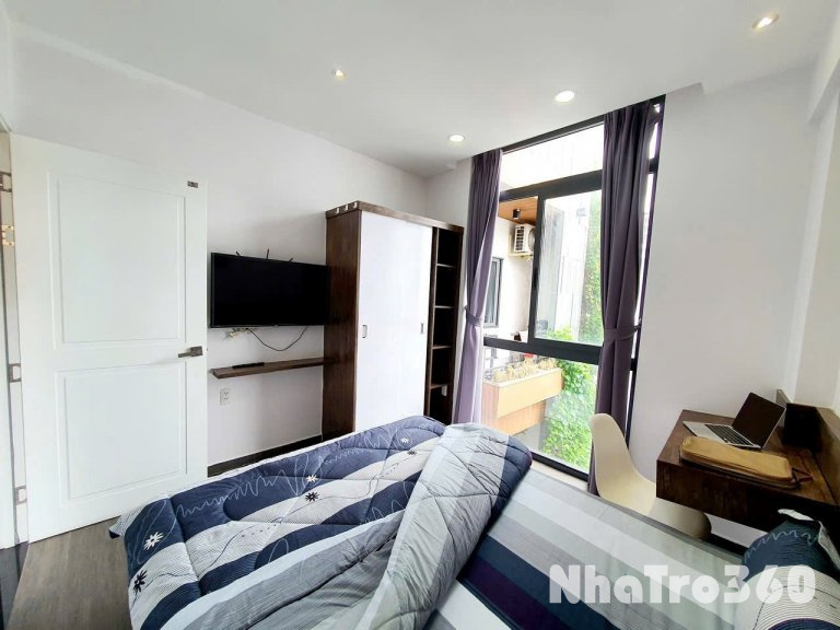 Cho thuê căn hộ 1PN, Q1, đường Nguyễn Trãi, gần Công Viên 23 Tháng 9, cầu Nguyễn Văn Cừ, ĐH Văn Lang