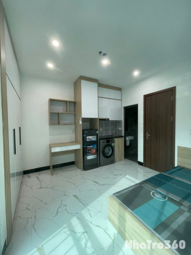 (Cực hiếm) Căn hộ Studio cao cấp 25m2 mới khai trương tại ngõ 112 Định Công Thượng - Máy giặt riêng