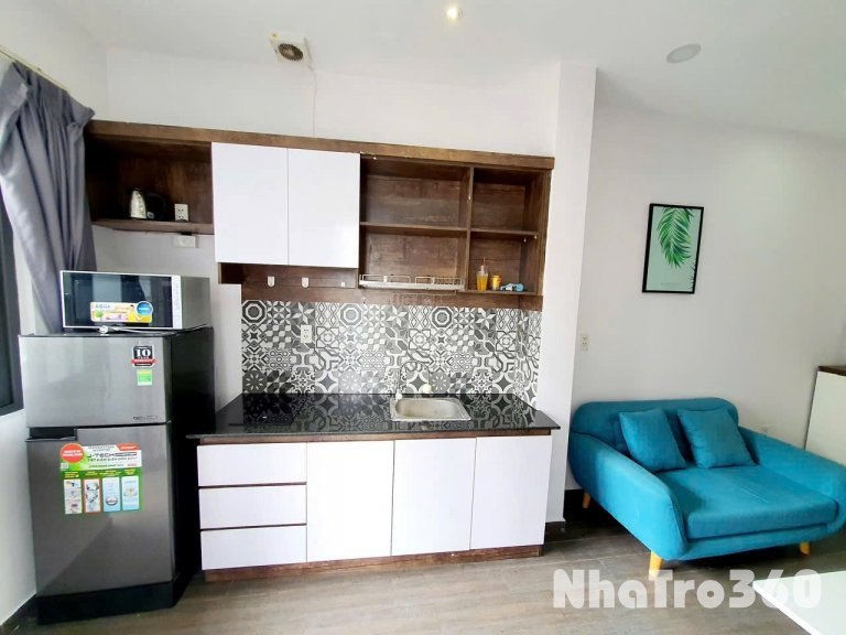 Cho thuê căn hộ 1PN, Q1, đường Nguyễn Trãi, gần Công Viên 23 Tháng 9, cầu Nguyễn Văn Cừ, ĐH Văn Lang