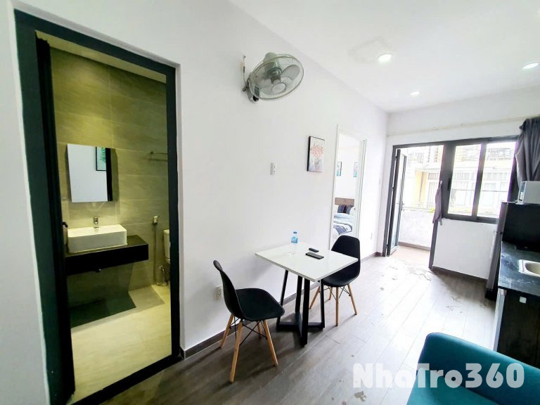 Cho thuê căn hộ 1PN, Q1, đường Nguyễn Trãi, gần Công Viên 23 Tháng 9, cầu Nguyễn Văn Cừ, ĐH Văn Lang