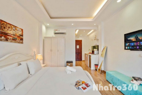 Cho thuê căn hộ Q1, đường Đề Thám, gần cầu Ông Lãnh, Công viên 23 Tháng 9, ĐH Văn Lang