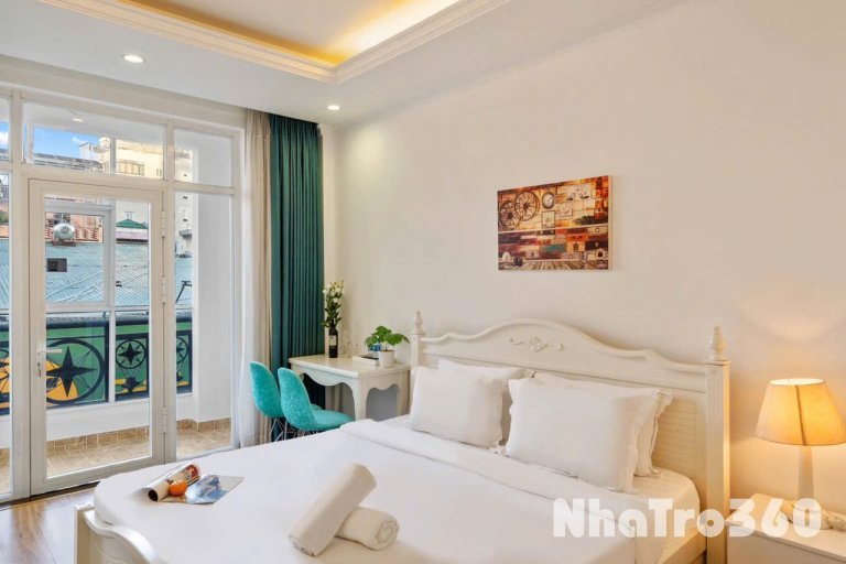 Cho thuê căn hộ Q1, đường Đề Thám, gần cầu Ông Lãnh, Công viên 23 Tháng 9, ĐH Văn Lang