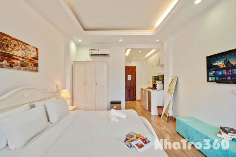 Cho thuê căn hộ Q1, đường Đề Thám, gần cầu Ông Lãnh, Công viên 23 Tháng 9, ĐH Văn Lang