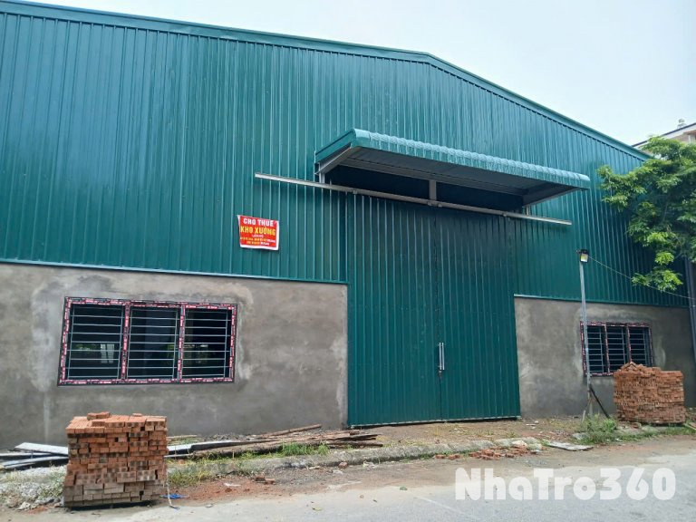 Cho thuê kho xưởng tạiTừ Sơn, Bắc Ninh diện tích 600m2 kết cấu Zamin mới 100%