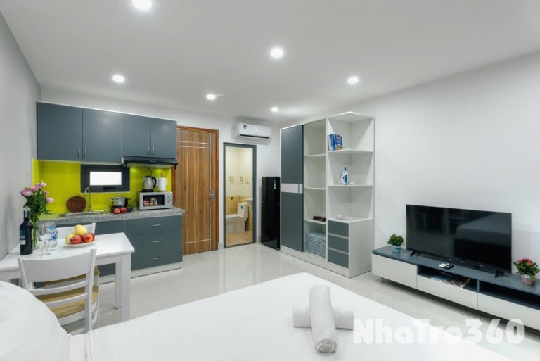 Cho Thuê Căn Studio Full Nội Thất, BanCol
