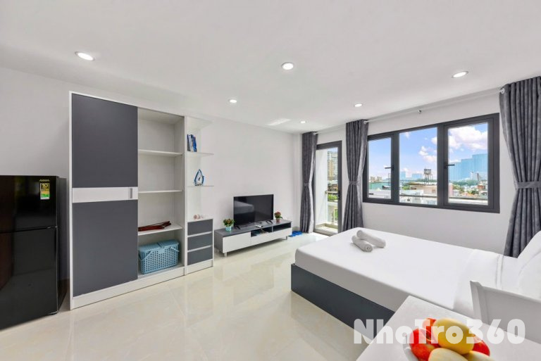 Cho Thuê Căn Studio Full Nội Thất, BanCol