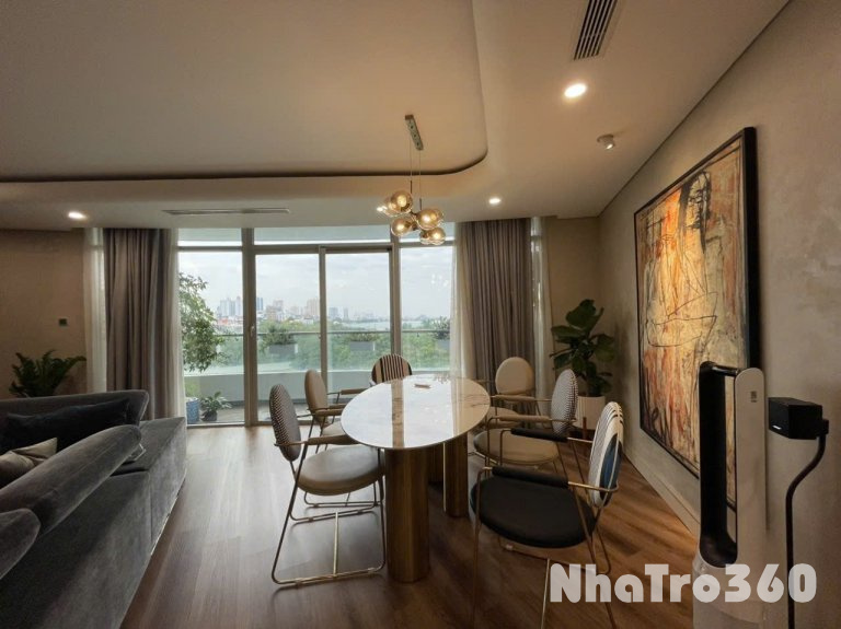 Cho thuê chung cư cao cấp Watermark 395 Lạc Long Quân, 157m2, 3 ngủ 2 vệ sinh, view Hồ Tây