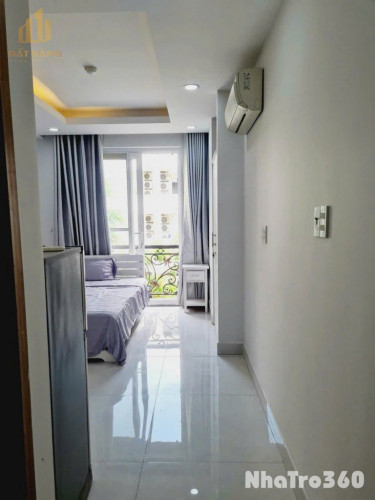 Cho thuê căn hộ 1 phòng ngủ/studio có ban công, full nội thất tại phường Tân Phong quận 7 gần Lotte, RMIT, TDTU, SCVIVO