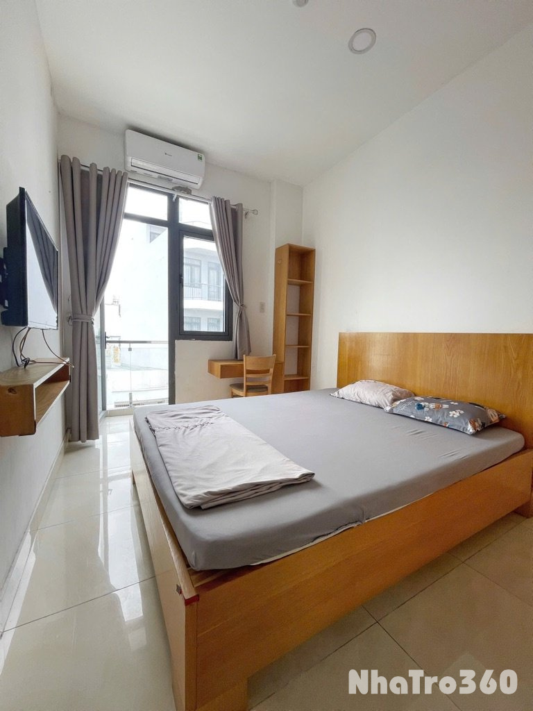 Studio full nội thất ban công rộng p15 bình thạnh