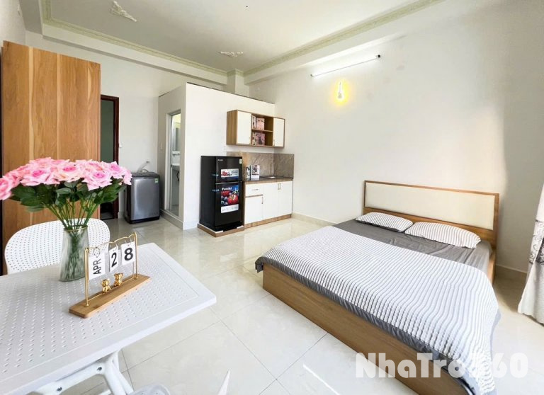 STUDIO FULL NỘI THẤT, MÁY GIẶT RIÊNG, TÂN QUY Q7