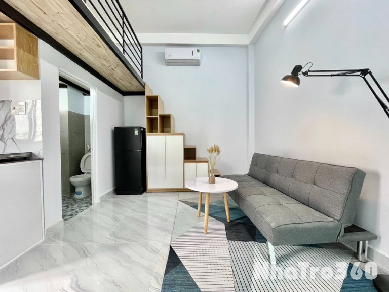 Full nội thất, quận 6 3tr5, rộng thoáng, gác cao