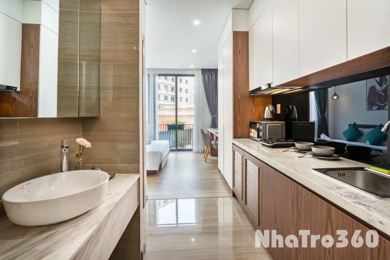 Căn hộ 35m2 ban công full nội thất ngay sân bay