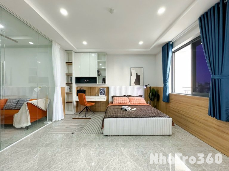 1PN BANCONG FULL NỘI THẤT Ở TRẦN XUÂN SOẠN Q7