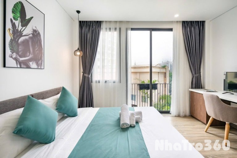 Căn hộ 35m2 ban công full nội thất ngay sân bay