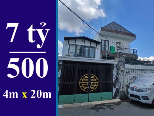 BÁN NHÀ HẺM XE HƠI 60 LÂM VĂN BỀN, TÂN KIỂNG, QUẬN 7