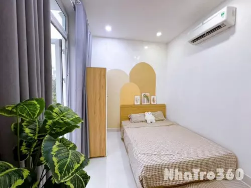 Cho thuê phòng studio bancông full nt giá 3tr4 q12