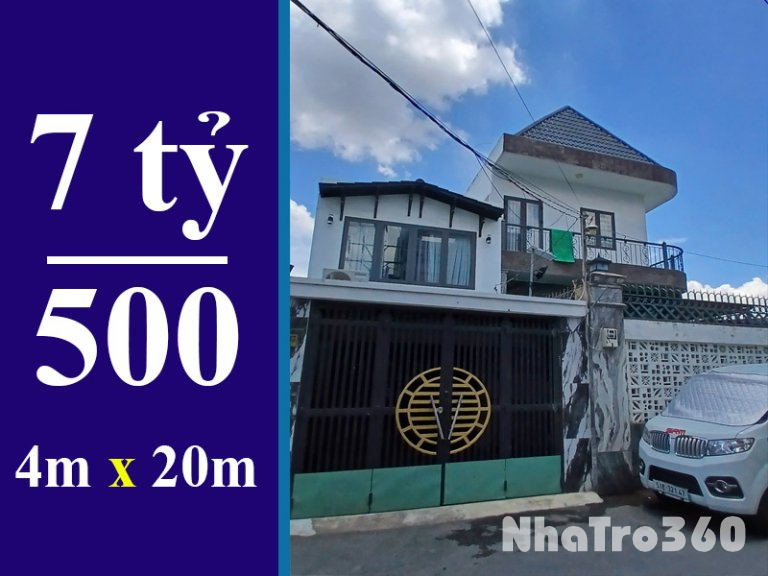 BÁN NHÀ HẺM XE HƠI 60 LÂM VĂN BỀN, TÂN KIỂNG, QUẬN 7