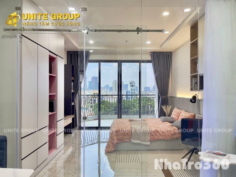 1PN BANCONG FULL NỘI THẤT Ở TRẦN XUÂN SOẠN Q7