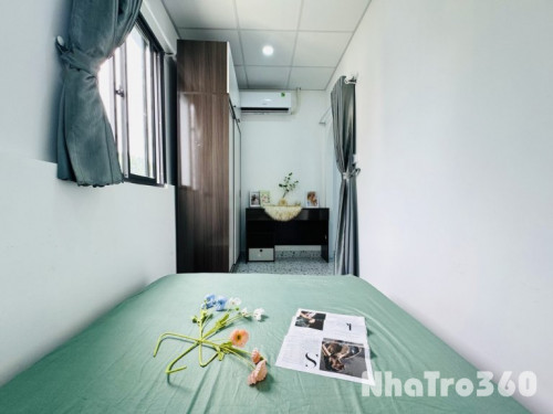 1PN CỬA SỔ TRỜI 40M2 FULL NT GẦN VẠN HẠNH MALL Q10