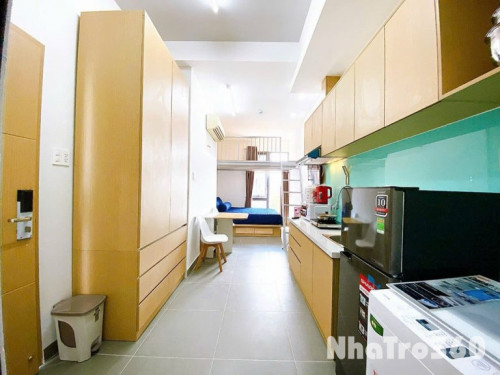 Căn hộ 1 gác + 1 giường ngay cầu chữ Y giáp Quận 5