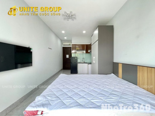 STUDIO BAN CÔNG FULL NT, MỚI TINH, SIÊU RỘNG, MÁY GIẶT RIÊNG, GẦN LOTTE, TDTU, RMIT, Q1,4,8