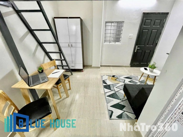 Căn hộ mini gác siêu cao_cửa sổ_đầy đủ tiện nghi