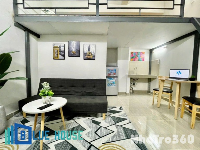 Căn hộ mini gác siêu cao_cửa sổ_đầy đủ tiện nghi