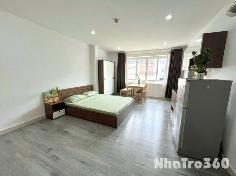 Cho thuê căn hộ studio cửa sổ thoáng mát, full nội thất tại p.Tân Phong, q.7 gần Lotte, RMIT, TDTU