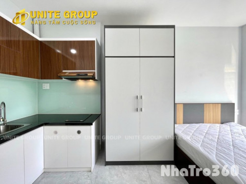 STUDIO BAN CÔNG FULL NT, MỚI TINH, SIÊU RỘNG, MÁY GIẶT RIÊNG, GẦN LOTTE, TDTU, RMIT, Q1,4,8