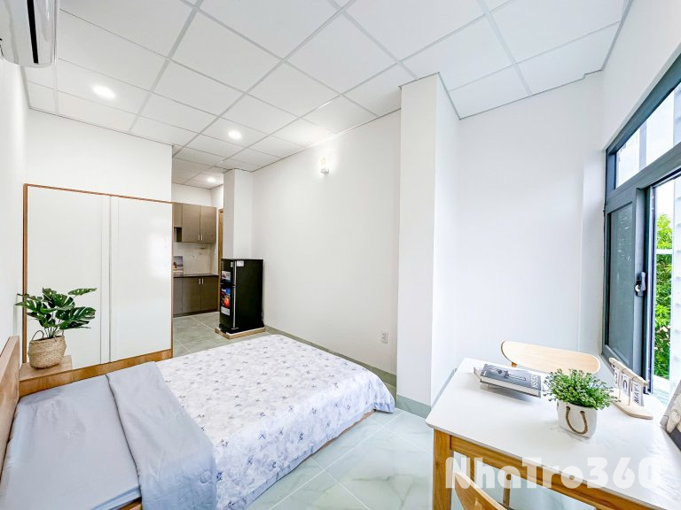 Cho thuê căn hộ studio cửa sổ full nội thất p.Tân Quy q.7 gần Lotte, SC Vivo, TDTU, RMIT