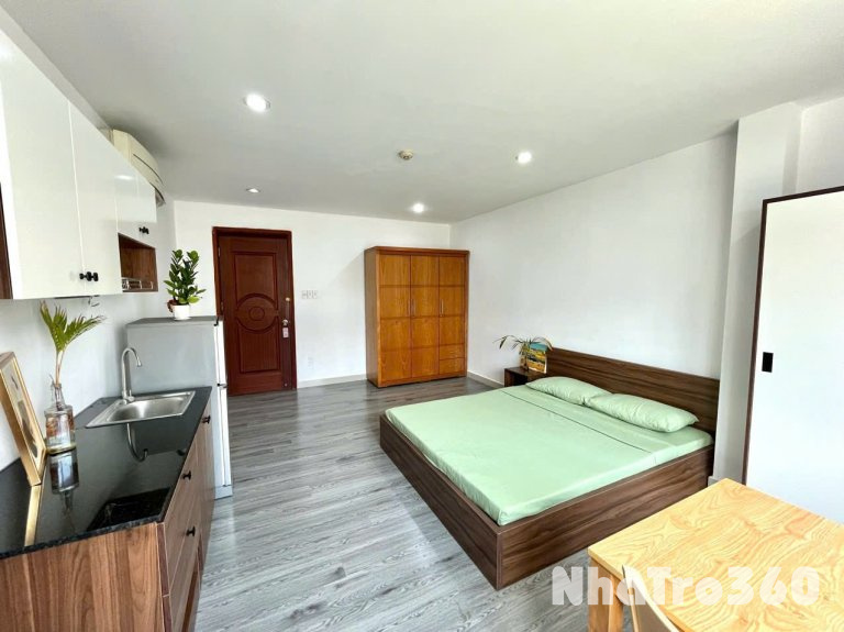 Cho thuê căn hộ studio cửa sổ thoáng full nội thất p.Tân Phong q.7 gần Lotte, SC Vivo, RMIT, TDTU